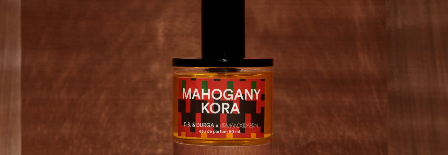 ‘Mahogany Kora’, our first fine fragrance in partnership with D.S. & Durga