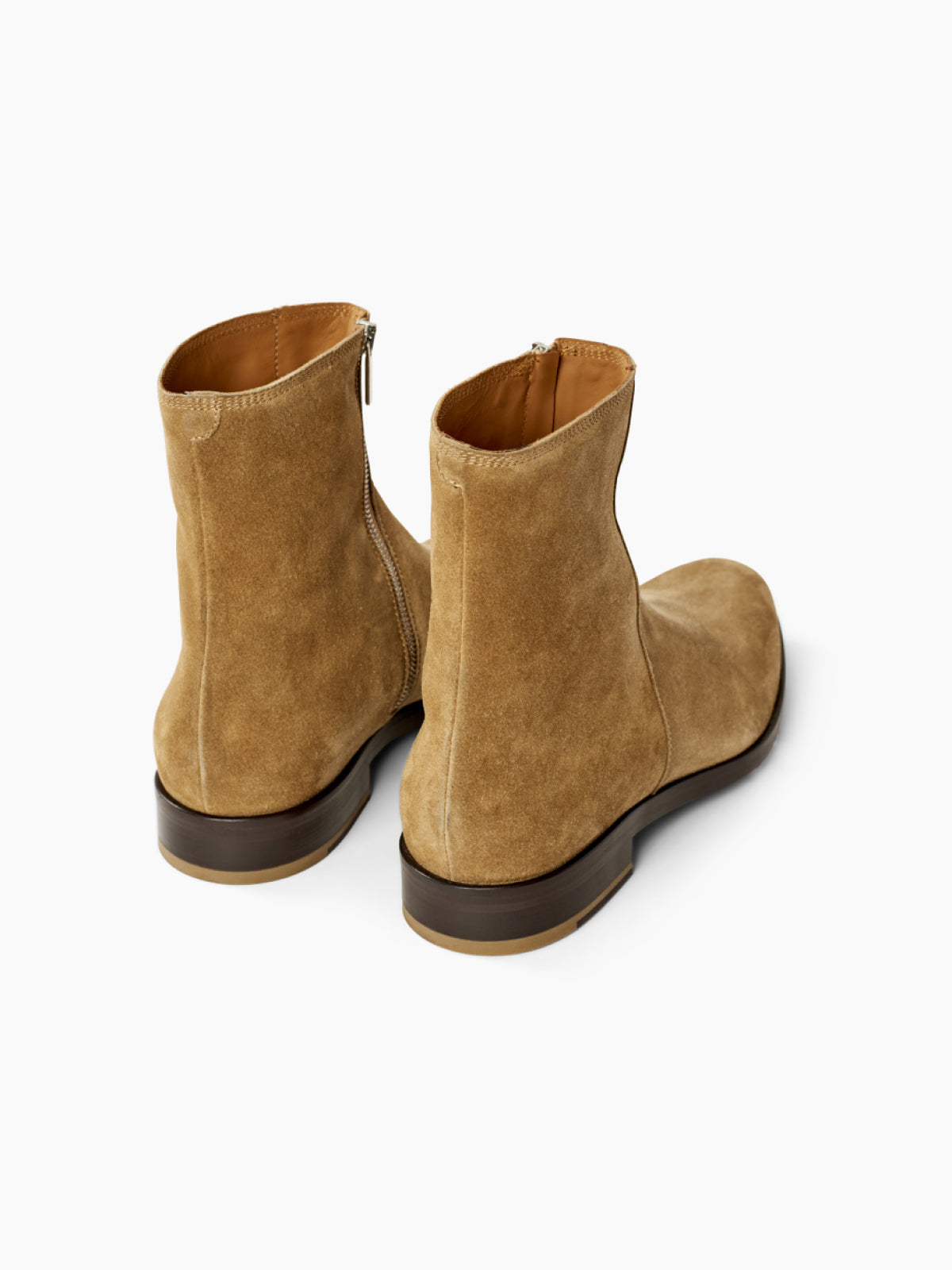 TOMBALI Suede Zip-up Ankle Boot