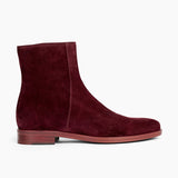 TOMBALI Suede Zip-up Ankle Boot